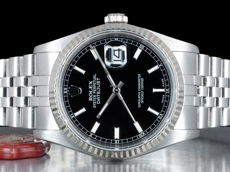 rolex trattamento nero|Rolex Datejust 36 Nero Jubilee 16234 Royal Black Onyx .